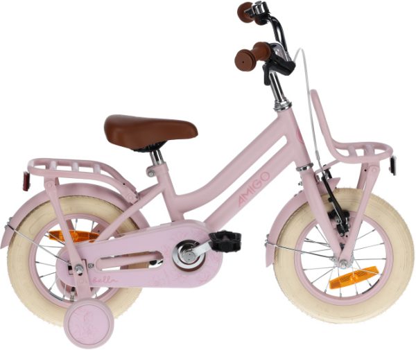 Laagste prijs: AMIGO Bella 12 Inch 21 cm Meisjes Terugtraprem Roze