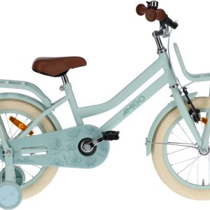 Laagste prijs: AMIGO Bella 16 Inch 26 cm Meisjes Terugtraprem Groen