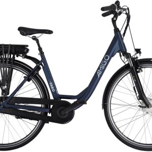 Laagste prijs: AMIGO E Faro S2 28 Inch 49 cm Dames 7V Rollerbrake Matblauw