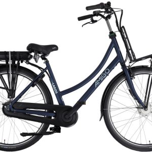 Laagste prijs: AMIGO E Lagos T3 28 Inch 50 cm Dames 7V Rollerbrake Matblauw