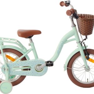 Laagste prijs: AMIGO Fairy 14 Inch 22 cm Meisjes Terugtraprem Mintgroen