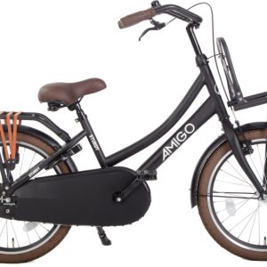 Laagste prijs: AMIGO Sturdy 20 Inch 32 cm Meisjes Terugtraprem Matzwart