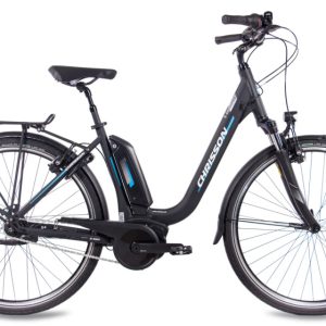 Laagste prijs: Chrisson E Cassiopea 28 Inch 50 cm Dames 7V V Brakes Matzwart