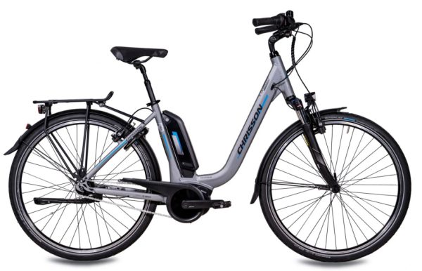 Laagste prijs: Chrisson E Cassiopea 28 Inch 50 cm Dames 7V V Brakes Zilvergrijs