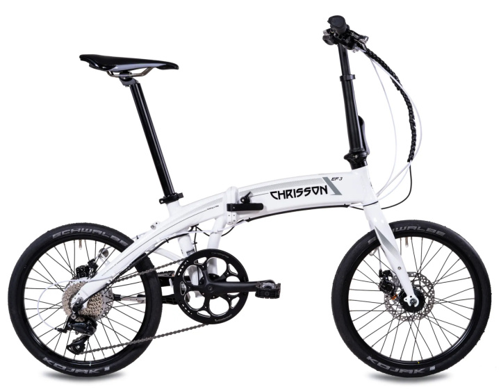 Laagste prijs: Chrisson EF3 20 Inch 32 cm Unisex 9V Mechanische schijfrem Wit