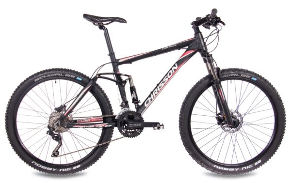 Laagste prijs: Chrisson Hitter 27.5 Inch 46 cm Heren 27V Hydraulische schijfrem Zwart