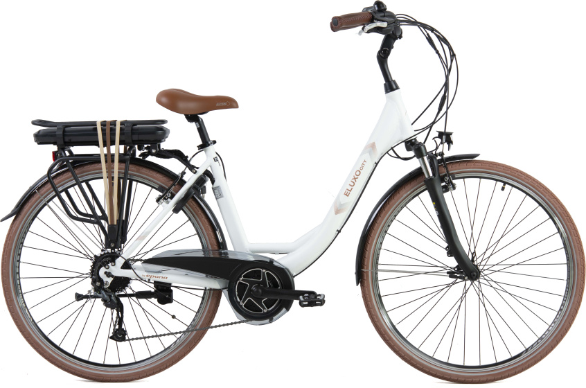 Laagste prijs: Eluxo City 28 Inch 49 cm Dames 9V V Brakes Matwit