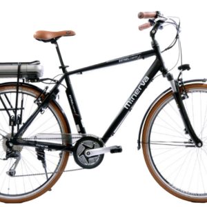 Laagste prijs: Minerva Estrel 28 Inch 53 cm Heren 9V V Brakes Zwart