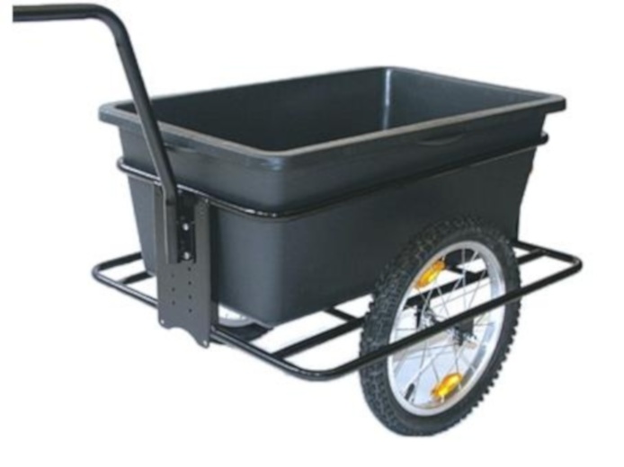 Laagste prijs: Roland Big Boy Fietskar met Zadelpenbevestiging 16 Inch Unisex Zwart