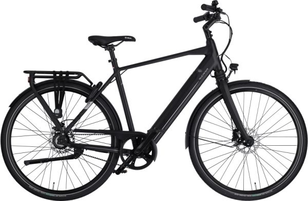 Laagste prijs: Rucanor Urban Plus 28 Inch 53 cm Heren Hydraulische schijfrem Matzwart