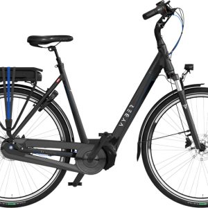 Laagste prijs: Vyber Ride E1 522Wh 28 Inch 57 cm Dames 7V Hydraulische schijfrem Zwart/Blauw