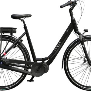 Laagste prijs: Vyber Ride E1 Lite 378Wh 28 Inch 49 cm Dames 7V Hydraulische schijfrem Zwart