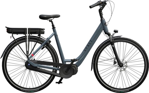 Laagste prijs: Vyber Ride E1 Lite 378Wh 28 Inch 57 cm Dames 7V Hydraulische schijfrem Grijs