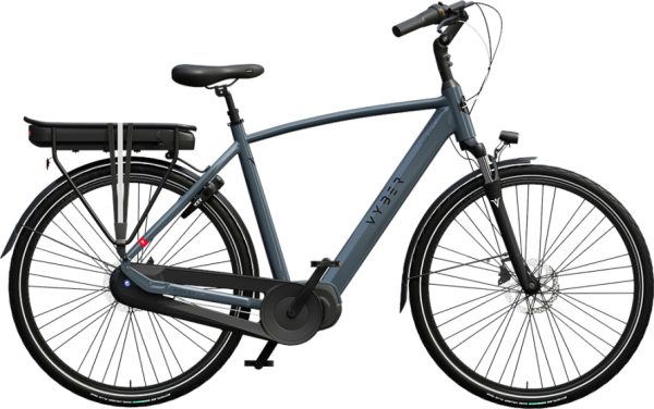 Laagste prijs: Vyber Ride E1 Lite 378Wh 28 Inch 57 cm Heren 7V Hydraulische schijfrem Grijs