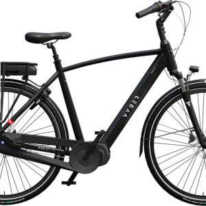 Laagste prijs: Vyber Ride E1 Lite 378Wh 28 Inch 61 cm Heren 7V Hydraulische schijfrem Zwart