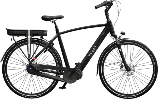 Laagste prijs: Vyber Ride E1 Lite 378Wh 28 Inch 61 cm Heren 7V Hydraulische schijfrem Zwart