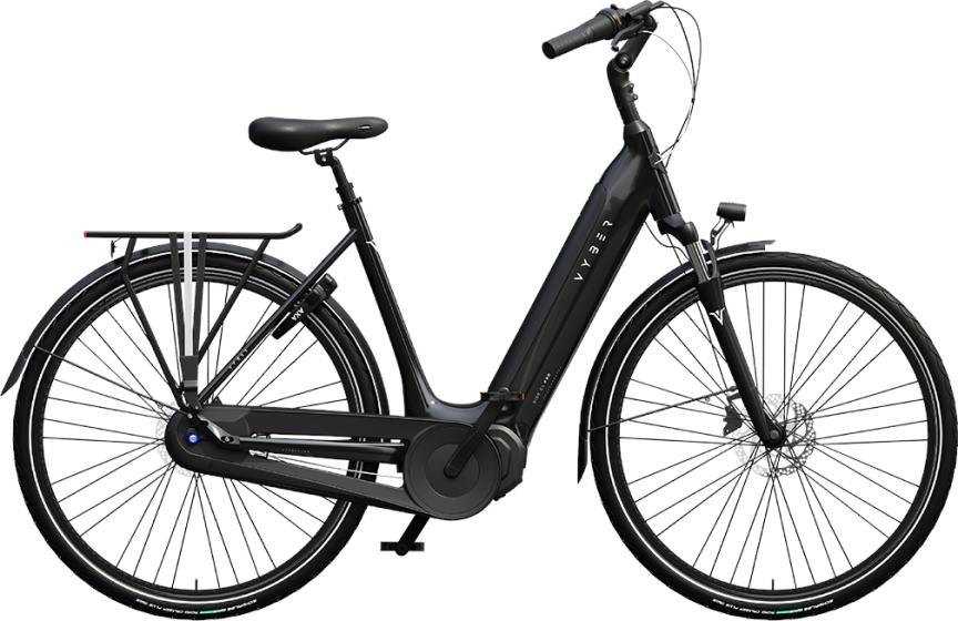 Laagste prijs: Vyber Ride E1 Pro 522Wh 28 Inch 53 cm Dames 7V Hydraulische schijfrem Zwart