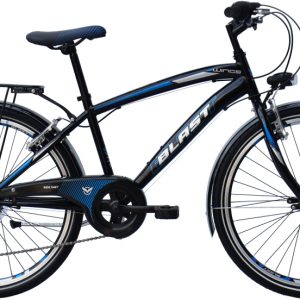 Laagste prijs: Wings Blast 24 Inch 36 cm Jongens 6V V Brakes Zwart/Blauw