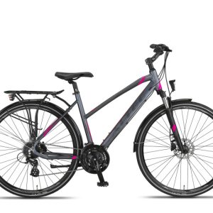 Laagste prijs: Altec Legarda 28 Inch 49 cm Dames 24V Hydraulische schijfrem Antraciet/Roze