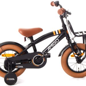 Laagste prijs: AMIGO 2Cool 12 Inch 21 cm Jongens Terugtraprem Zwart