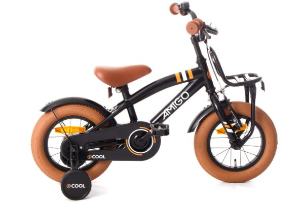 Laagste prijs: AMIGO 2Cool 12 Inch 21 cm Jongens Terugtraprem Zwart
