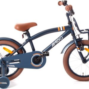 Laagste prijs: AMIGO 2Cool 16 Inch 26 cm Jongens Terugtraprem Blauw