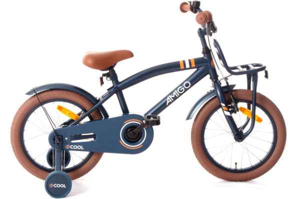 Laagste prijs: AMIGO 2Cool 16 Inch 26 cm Jongens Terugtraprem Blauw
