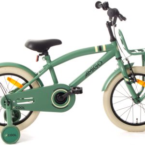 Laagste prijs: AMIGO 2Cool 16 Inch 26 cm Jongens Terugtraprem Groen
