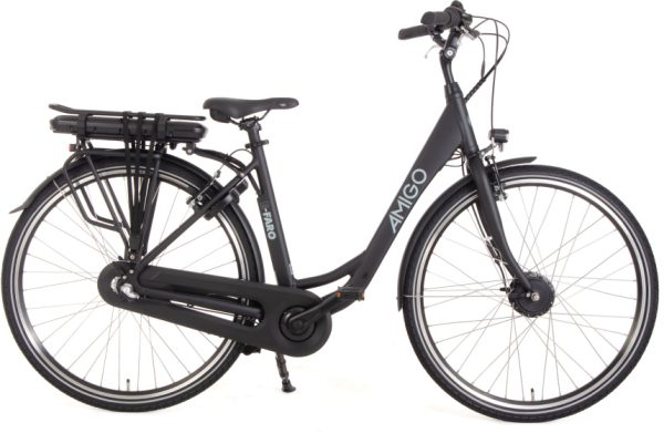 Laagste prijs: AMIGO E Faro S1 28 Inch 50 cm Dames 3V V Brakes Matzwart