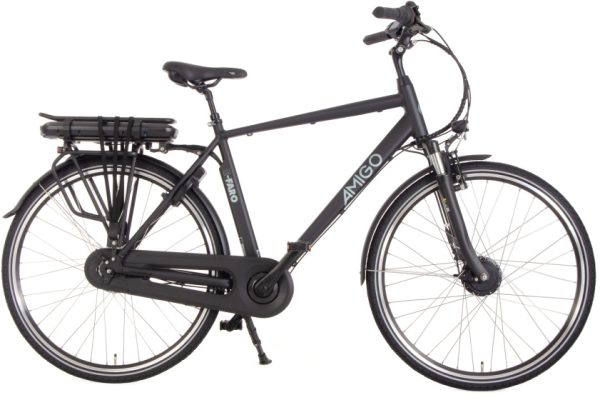 Laagste prijs: AMIGO E Faro S2 28 Inch 53 cm Heren 7V Rollerbrake Matzwart