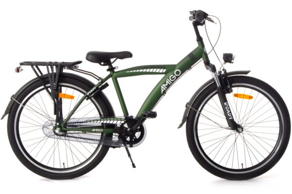 Laagste prijs: AMIGO Roady 24 Inch Jongens 3V Terugtraprem Groen