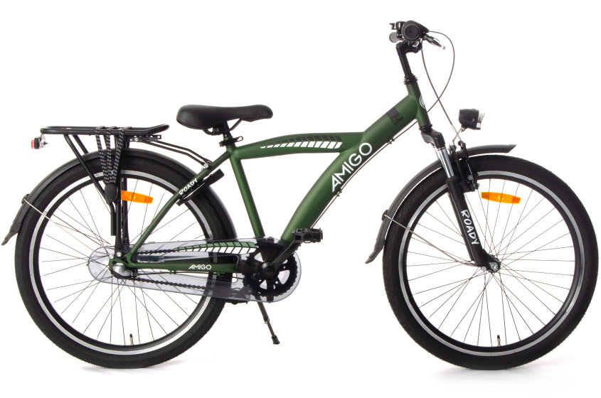 Laagste prijs: AMIGO Roady 24 Inch Jongens 3V Terugtraprem Groen