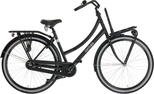 Laagste prijs: Bimas Transporter 1.0 28 Inch 50 cm Dames Terugtraprem Matzwart