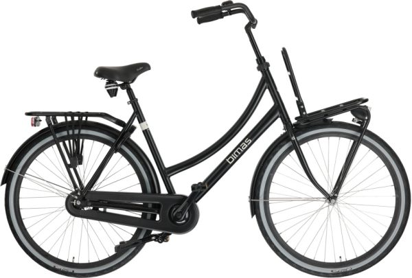 Laagste prijs: Bimas Transporter 1.0 28 Inch 57 cm Dames Terugtraprem Matzwart