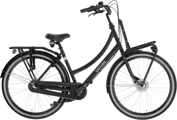 Laagste prijs: Bimas Transporter 3.3 28 Inch 50 cm Dames 3V Rollerbrake Matzwart