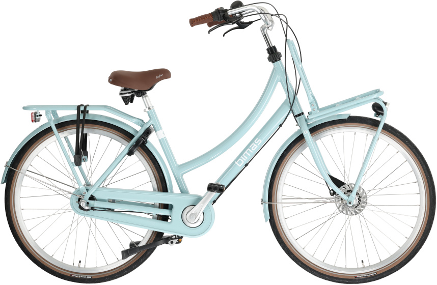 Laagste prijs: Bimas Transporter 3.3 28 Inch 50 cm Dames 3V Rollerbrake Mintblauw