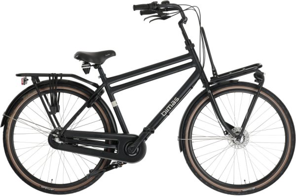 Laagste prijs: Bimas Transporter 3.3 28 Inch 50 cm Heren 3V Rollerbrake Matzwart
