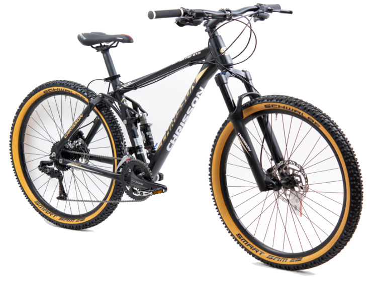 Laagste prijs: Chrisson Hitter 27.5 Inch 46 cm Heren 27V Hydraulische schijfrem Zwart