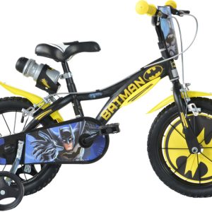 Laagste prijs: Dino Batman 14 Inch 24 cm Jongens Knijprem Zwart/Geel