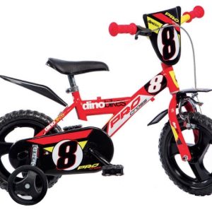 Laagste prijs: Dino Pro Cross 12 Inch 21 cm Jongens Doortrapper Rood/Zwart