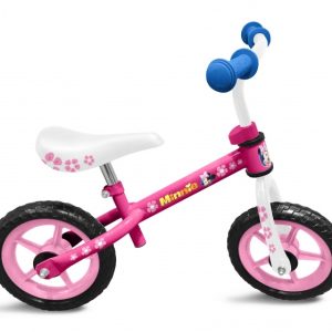 Laagste prijs: Disney Minnie Mouse Loopfiets met 2 wielen 10 Inch Meisjes Roze/Wit