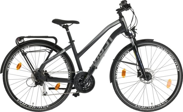 Laagste prijs: Ghost Square 28 Inch XS Dames 27V Zwart/Grijs