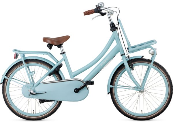 Laagste prijs: Popal Daily Dutch Basic+ 22 Inch 35 cm Meisjes 3V Terugtraprem Matblauw