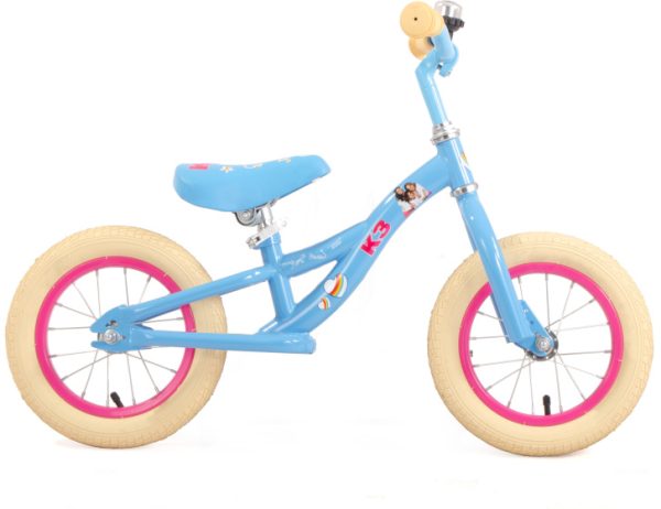Laagste prijs: Studio 100 K3 Loopfiets 12 Inch Meisjes Blauw