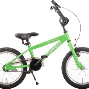 Laagste prijs: Tornado BMX 16 Inch 22 cm Jongens Terugtraprem Groen