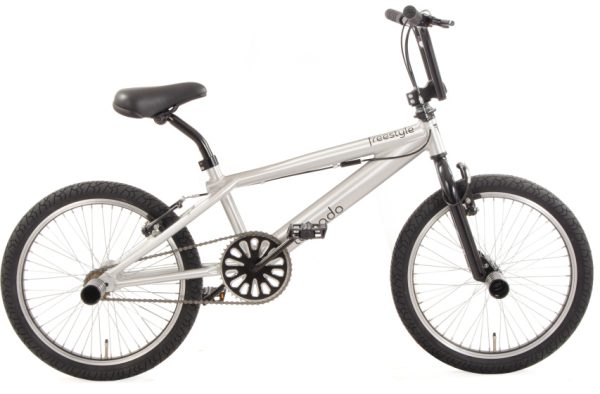 Laagste prijs: Tornado Freestyle 20 Inch 30 cm Jongens V Brakes Zilver