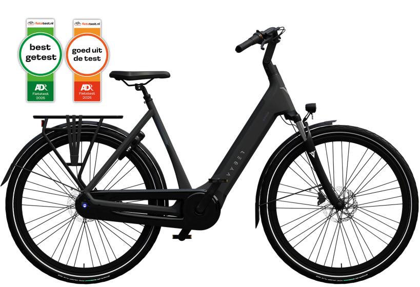 Laagste prijs: Vyber Supr365 28 Inch 49 cm Dames 7V Hydraulische schijfrem Zwart