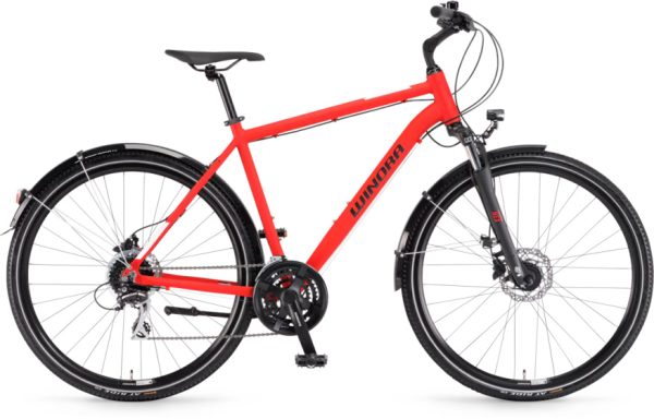 Laagste prijs: Winora Domingo 24 Sport 28 Inch 48 cm Heren 24V Rood