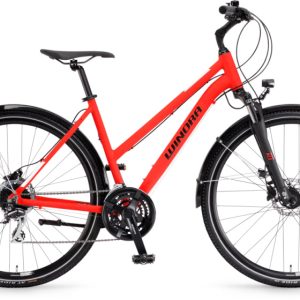 Laagste prijs: Winora Domingo 24 Sport 28 Inch 52 cm Dames 24V Rood