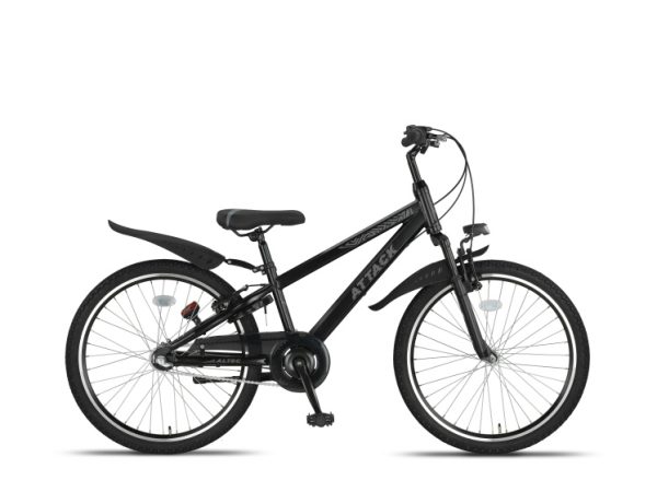 Laagste prijs: Altec Attack MTB 24 Inch Jongens 3V V Brakes Zwart